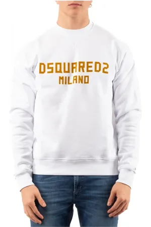 Dsquared2 Heren, Sweatshirts & Hoodies, Wit, Maat: XL