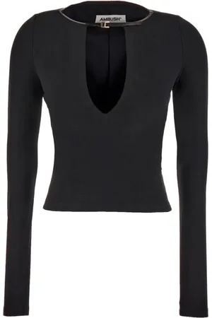 AMBUSH Dames, Tops, Zwart, Maat: S