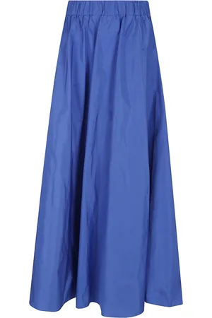 P.A.R.O.S.H. Dames, Rokken, Blauw, Maat: S Satijn