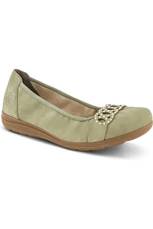 Rieker Dames, Schoenen, Groen, Maat: 38 EU Leer