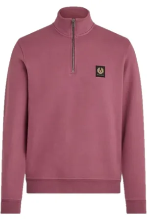 Belstaff Heren, Sweatshirts & Hoodies, Rood, Maat: 2XL Katoen