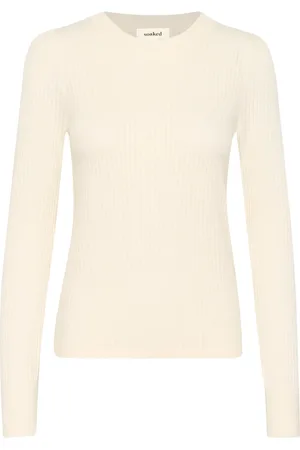 Soaked in Luxury Dames, Truien, Wit, Maat: XS