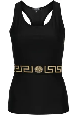 VERSACE Dames, Tops, Zwart, Maat: XS