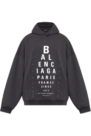 Balenciaga Heren, Sweatshirts & Hoodies, Grijs, Maat: XS Katoen