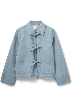 Sofie Schnoor Dames, Blouses & Shirts, Blauw, Maat: XL Denim