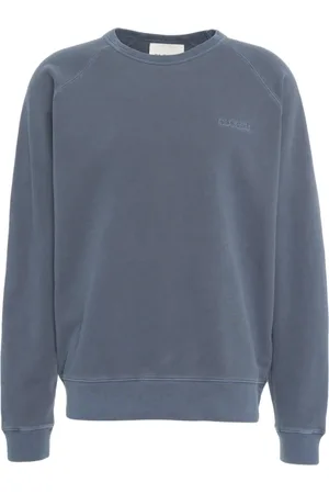 Closed Heren, Sweatshirts & Hoodies, Blauw, Maat: L Katoen