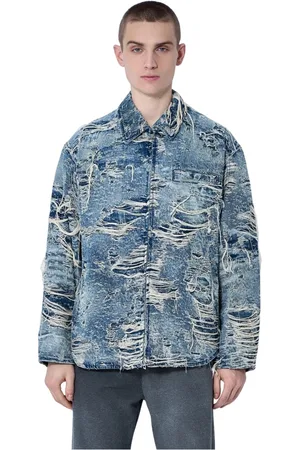 Diesel Heren, Jassen, Blauw, Maat: M Denim