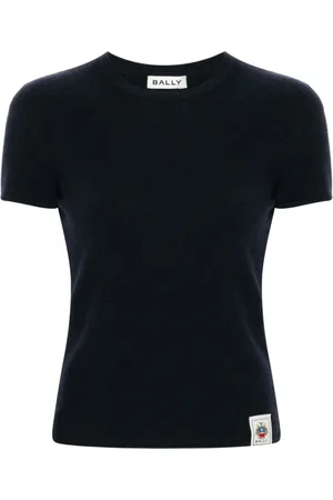 Bally Dames, Tops, Blauw, Maat: S Kasjmier