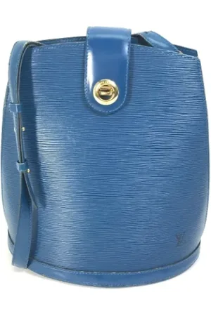 LOUIS VUITTON Dames, Pre-owned, Blauw, Maat: ONE Size Leer