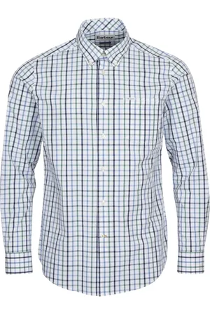 Barbour Heren, Overhemden, Groen, Maat: 2XL Katoen