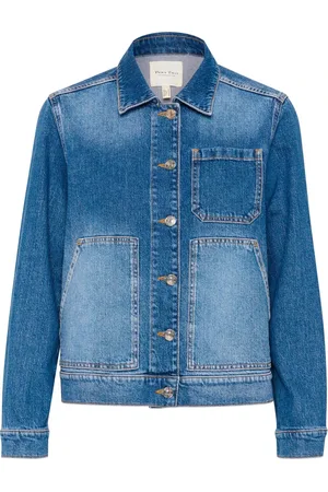 Part Two Dames, Jassen, Blauw, Maat: L Denim