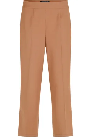 Betty Barclay Dames, Broeken, Bruin, Maat: 3XL Poliester