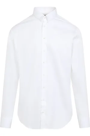 Giorgio Armani Heren, Overhemden, Wit, Maat: 3XL Katoen