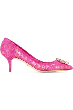 Dolce & Gabbana Dames, Schoenen, Roze, Maat: 40 EU Satijn
