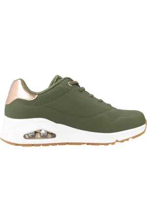 Skechers Dames, Schoenen, Groen, Maat: 38 EU Synthetisch
