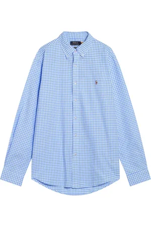 Ralph Lauren Heren, Overhemden, Blauw, Maat: S