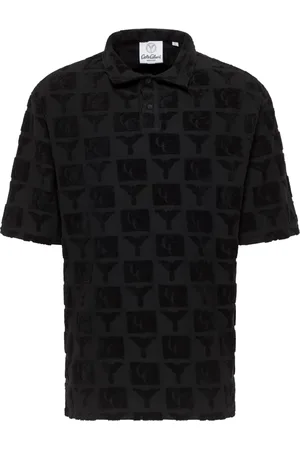 Carlo Colucci Heren, Tops, Zwart, Maat: L