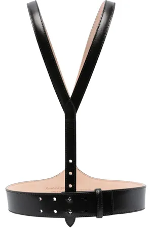 Alexander McQueen Dames, Accessoires, Zwart, Maat: M Leer