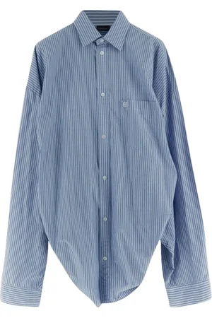 Balenciaga Dames, Blouses & Shirts, Blauw, Maat: XS