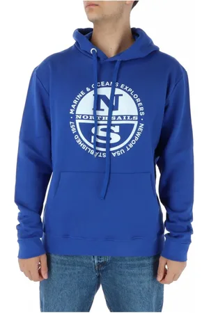 North Sails Heren, Sweatshirts & Hoodies, Blauw, Maat: XL