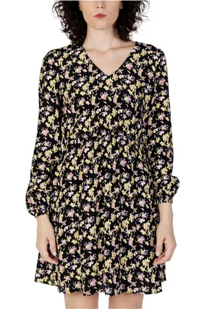 JACQUELINE DE YONG Dames, Jurken, Veelkleurig, Maat: M Viscose
