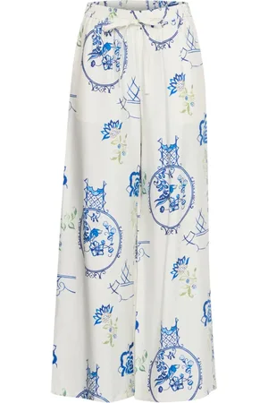 Ichi Dames, Rokken, Wit, Maat: XL Linnen