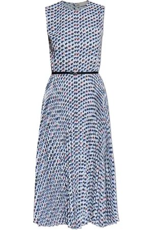 Tory Burch Dames, Jurken, Blauw, Maat: XS Poliester