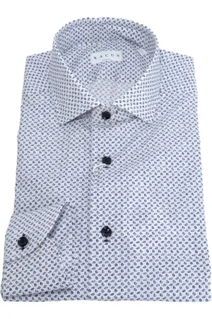 Xacus Heren, Overhemden, Blauw, Maat: M Katoen