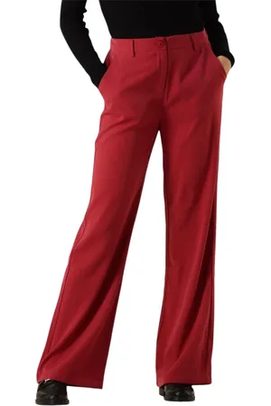 Ydence Dames, Broeken, Rood, Maat: S