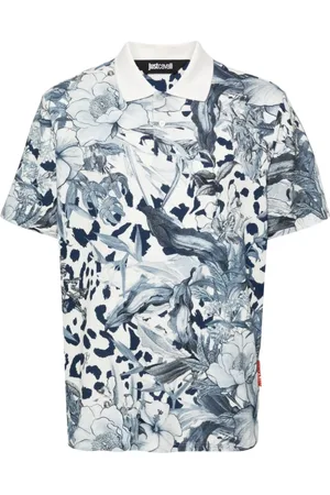 Roberto Cavalli Heren, Tops, Veelkleurig, Maat: M Katoen