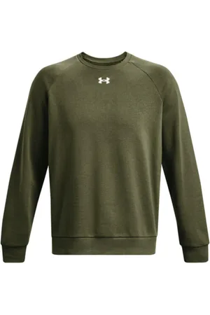 Under Armour Heren, Sweatshirts & Hoodies, Groen, Maat: XL Fleece