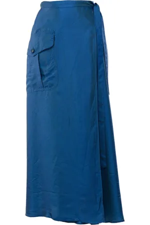 Aspesi Dames, Rokken, Blauw, Maat: XS Viscose