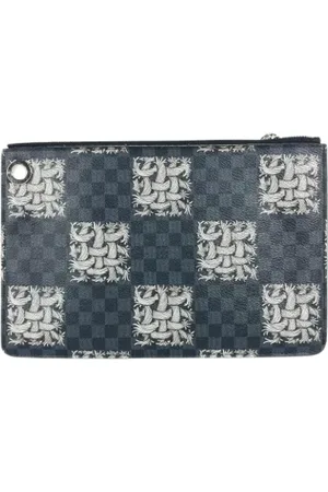 LOUIS VUITTON Dames, Pre-owned, Zwart, Maat: ONE Size Katoen