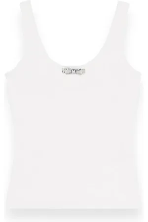 BLUMARINE Dames, Tops, Wit, Maat: S Katoen