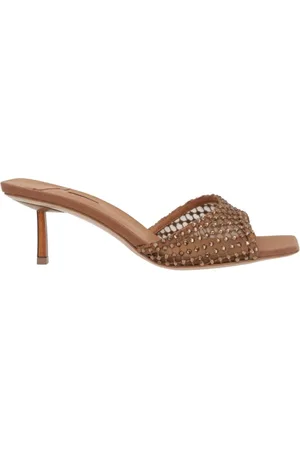 LE SILLA Dames, Schoenen, Bruin, Maat: 40 EU Katoen