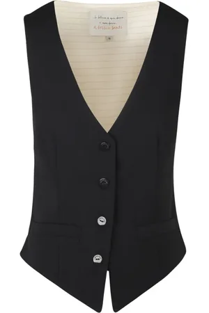 Alessia Santi Dames, Jassen, Zwart, Maat: M Gabardine