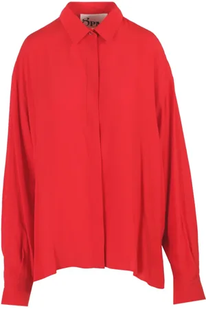 8PM Dames, Blouses & Shirts, Rood, Maat: S Zijde