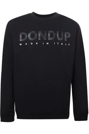 Dondup Heren, Sweatshirts & Hoodies, Zwart, Maat: 2XL Katoen
