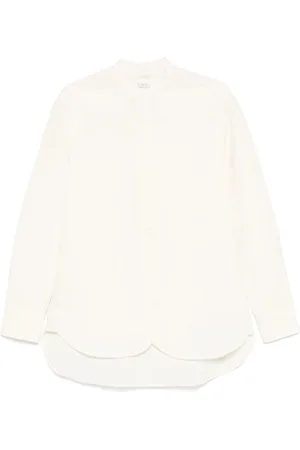 STUDIO NICHOLSON Dames, Blouses & Shirts, Wit, Maat: 2XS