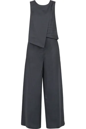 Alessia Santi Dames, Jumpsuits & Playsuits, Grijs, Maat: S Katoen