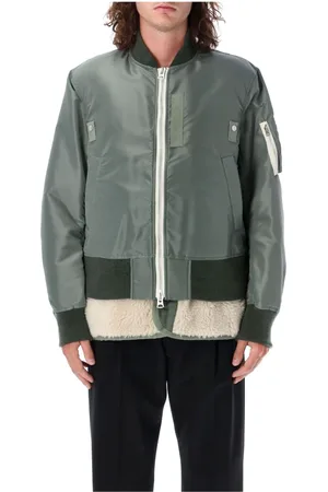 SACAI Heren, Jassen, Groen, Maat: M Nylon