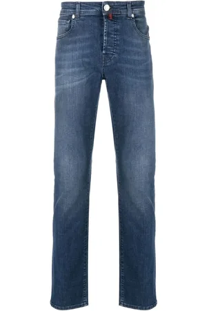 BILLIONAIRE Heren, Jeans, Blauw, Maat: W33 Katoen