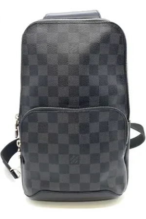 LOUIS VUITTON Heren, Pre-owned, Zwart, Maat: ONE Size Leer