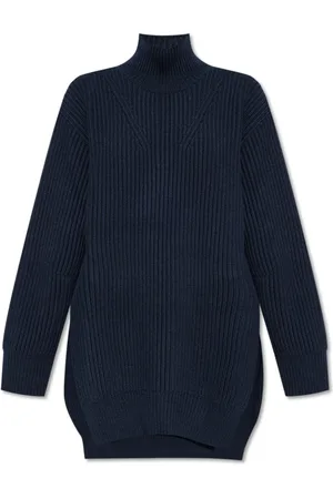 Jil Sander Dames, Truien, Blauw, Maat: 2XS Wol