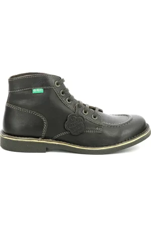 Kickers Heren, Schoenen, Groen, Maat: 44 EU Leer