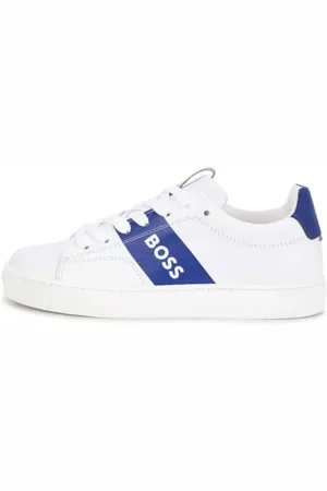 HUGO BOSS Heren, Schoenen, Blauw, Maat: 40 EU Leer