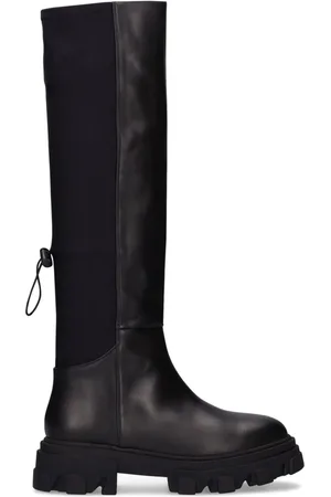 Gia Borghini Dames, Schoenen, Zwart, Maat: 36 EU Leer