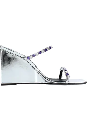 Giuseppe Zanotti Dames, Schoenen, Grijs, Maat: 37 EU Leer