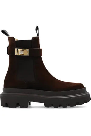 Dolce & Gabbana Dames, Schoenen, Bruin, Maat: 40 1/2 EU Suède