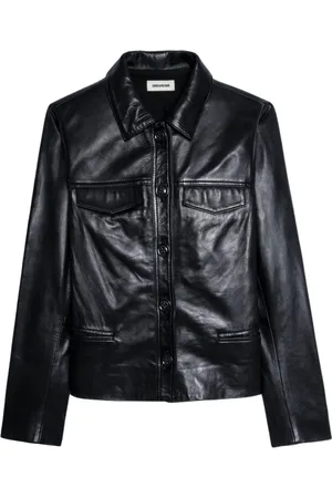Zadig & Voltaire Dames, Jassen, Zwart, Maat: L Suède